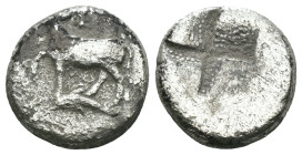 Greek silver coin, Weight 2.23 gr - Diameter 13 mm
Greek silver coin
THRACE, . Circa 340-320 BC. AR