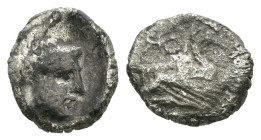Greek silver coin, Weight 0.64 gr - Diameter 8 mm Greek silver coin