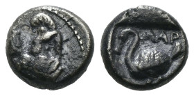 Greek silver coin, Weight 0.84 gr - Diameter 8 mm Greek silver coin