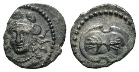 Greek silver coin, Weight 0.65 gr - Diameter 11 mm Greek silver coin
