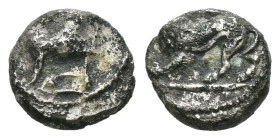 Greek silver coin, Weight 0.38 gr - Diameter 8 mm Greek silver coin