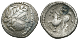 Greek silver coin, Weight 2.05 gr - Diameter 16 mm
Greek silver coin
Celtic Danubian Region AR 458-459