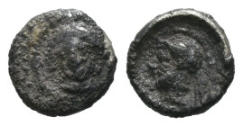 Greek silver coin, Weight 0.22 gr - Diameter 8 mm Greek silver coin