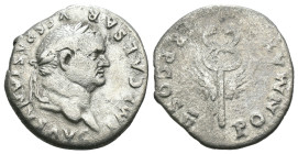 Weight 3.08 gr - Diameter 19 mm Silver Roman Imperial Coin

Weight  3.08 gr -  Diameter 19 mm Vespasian AR Denarius 69-79