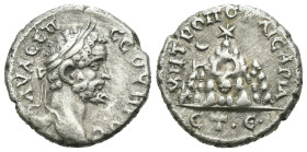 Weight 3.37 gr - Diameter 17 mm Silver Roman Imperial Coin