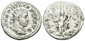 Weight 3.72 gr - Diameter 23 mm Silver Roman Imperial Coin

Weight  3.72 gr -  Diameter 23 mm Philip I AR Denarius AD 244