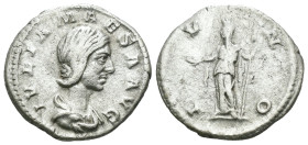 Weight 2.95 gr - Diameter 20 mm Silver Roman Imperial Coin

Weight  2.95 gr -  Diameter 20 mm JULİA MAESA AR Denarius AD 218-224
