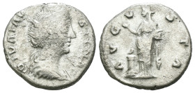 Weight 3.31 gr - Diameter 17 mm Silver Roman Imperial Coin

Weight  3.31 gr -  Diameter 17 mm DİVA FAUSTİNA AR Denarius AD 138-140