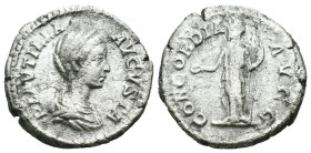 Weight 2.89 gr - Diameter 18 mm Silver Roman Imperial Coin

Weight  2.89 gr -  Diameter 18 mm PLAUTİLLA AR Denarius AD 202-205
