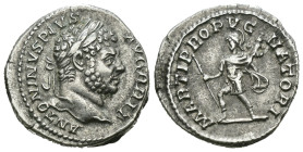 Weight 3.00 gr - Diameter 19 mm Silver Roman Imperial Coin

Roman Empire Denarius Caracalla Mars 213 AD

Obv: ANTONINVSPIVSAVGBRIT - Laureate head...
