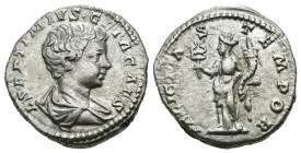 Weight 3.37 gr - Diameter 17 mm Silver Roman Imperial Coin

GETA (209 - 211 n. Chr.). Denar. 198 - 200 n. Chr. (unter Septimius Severus). Laodicea a...