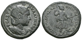 Weight 10.15 gr - Diameter 27 mm Bronze Roman Imperial Coin

Weight  10.15 gr -Diameter 27 mm Tranquillina. Augusta, AD 241-244 ().
Draped bust rig...