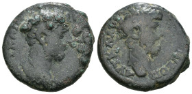 Weight 10.46 gr - Diameter 24 mm Bronze Roman Imperial Coin

Weight  10.46 gr -Diameter 24 mm BITHYNIA. Nicomedia. Antoninus Pius (138-161) and Marc...