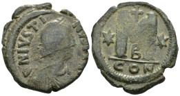 Weight 17.59 gr - Diameter 31 mm Bronze Byzantine Coin