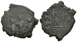 Weight 9.43 gr - Diameter 29 mm Bronze Byzantine Coin
