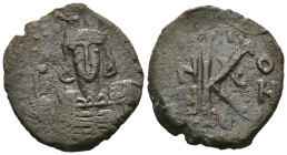 Weight 8.08 gr - Diameter 25 mm Bronze Byzantine Coin