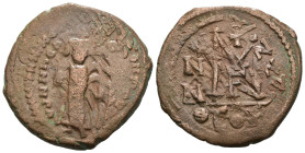 Weight 10.67 gr - Diameter 28 mm Bronze Byzantine Coin
