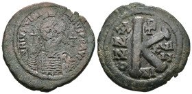 Weight 9.44 gr - Diameter 29 mm Bronze Byzantine Coin