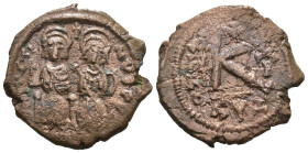 Weight 6.94 gr - Diameter 22 mm Bronze Byzantine Coin