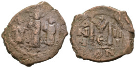 Weight 8.29 gr - Diameter 27 mm Bronze Byzantine Coin