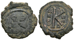 Weight 6.49 gr - Diameter 24 mm Bronze Byzantine Coin