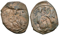 Weight 8.09 gr - Diameter 30 mm Bronze Byzantine Coin