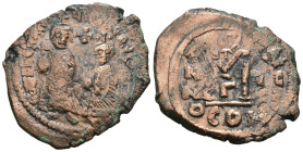 Weight 10.58 gr - Diameter 30 mm Bronze Byzantine Coin