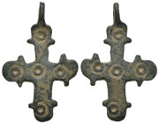 Bronze 4.73 gram Diameter 38 mm BYZANTINE EMPIRE.Cross.(8th-10th century).Ae. Sold as seen.