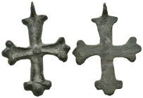 Bronze 4.88 gram Diameter 38 mm BYZANTINE EMPIRE.Cross.(8th-10th century).Ae. Sold as seen.