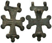 Bronze 15.26 gram Diameter 45 mm BYZANTINE EMPIRE.Cross.(8th-10th century).Ae. Sold as seen.