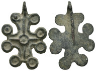 Bronze 7.99 gram Diameter 38 mm BYZANTINE EMPIRE.Cross.(8th-10th century).Ae. Sold as seen.