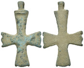 Bronze 7.88 gram Diameter 44 mm BYZANTINE EMPIRE.Cross.(8th-10th century).Ae. Sold as seen.