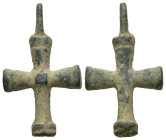 Bronze 5.88 gram Diameter 33 mm BYZANTINE EMPIRE.Cross.(8th-10th century).Ae. Sold as seen.