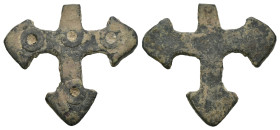 Bronze 2.61 gram Diameter 25 mm BYZANTINE EMPIRE.Cross.(8th-10th century).Ae. Sold as seen.