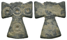 Bronze 2.14 gram Diameter 20 mm BYZANTINE EMPIRE.Cross.(8th-10th century).Ae. Sold as seen.