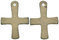 Bronze 2.82 gram Diameter 37 mm BYZANTINE EMPIRE.Cross.(8th-10th century).Ae. Sold as seen.