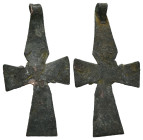 Bronze 0.78 gram Diameter 30 mm BYZANTINE EMPIRE.Cross.(8th-10th century).Ae. Sold as seen.