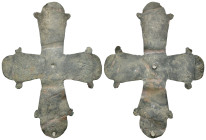 Bronze 5.09 gram Diameter 74 mm BYZANTINE EMPIRE.Cross.(8th-10th century).Ae. Sold as seen.