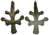 Bronze 3.09 gram Diameter 33 mm BYZANTINE EMPIRE.Cross.(8th-10th century).Ae. Sold as seen.