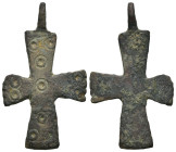 Bronze 4.82 gram Diameter 43 mm BYZANTINE EMPIRE.Cross.(8th-10th century).Ae. Sold as seen.