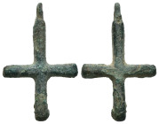 Bronze 3.12 gram Diameter 30 mm BYZANTINE EMPIRE.Cross.(8th-10th century).Ae. Sold as seen.
