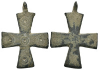 Bronze 3.93 gram Diameter 34 mm BYZANTINE EMPIRE.Cross.(8th-10th century).Ae. Sold as seen.