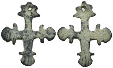 Bronze 3.85 gram Diameter 30 mm BYZANTINE EMPIRE.Cross.(8th-10th century).Ae. Sold as seen.