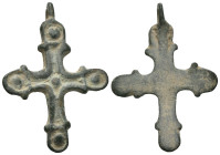 Bronze 6.00 gram Diameter 42 mm BYZANTINE EMPIRE.Cross.(8th-10th century).Ae. Sold as seen.