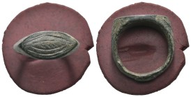 Bronze 5.99 gram Diameter 22 mm

ANCIENT ROMAN BRONZE RING.(3rd–4th centuries).Ae.