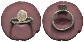 Bronze 2.21 gram Diameter 20 mm

ANCIENT ROMAN BRONZE RING.(3rd–4th centuries).Ae.