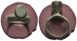 Bronze 8.79 gram Diameter 31 mm

ANCIENT BYZANTINE BRONZE RING.(8rd–10th centuries).Ae.