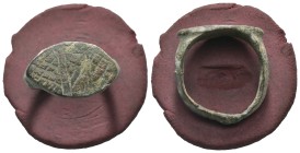 Bronze 4.07 gram Diameter 20 mm

ANCIENT ROMAN BRONZE RING.(3rd–4th centuries).Ae.