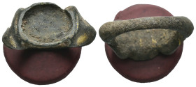 Bronze 10.88 gram Diameter 28

ANCIENT BYZANTINE BRONZE RING.