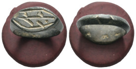 Bronze 3.67 gram Diameter 20 mm

ANCIENT ROMAN BRONZE RING.(3rd–4th centuries).Ae.